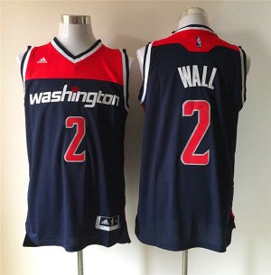 Maillot De Basket Washington Wizards John Wall 2 New Pattern Tissus Sportif Fans Edition Bleu